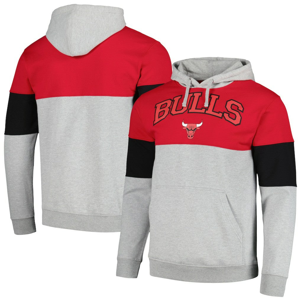 NBA Chicago Bulls Contrast Pieced Pullover Hoodie sale