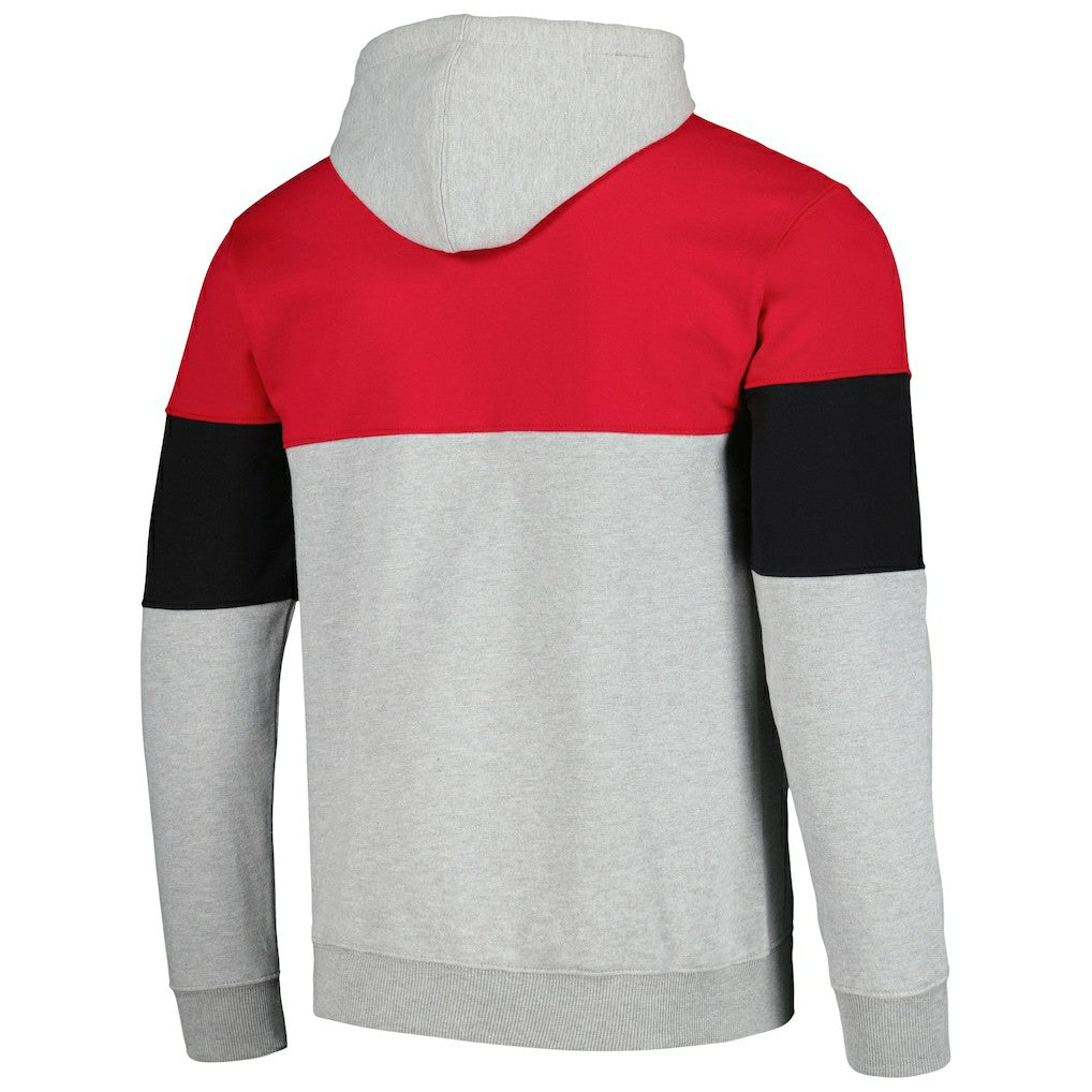 NBA Chicago Bulls Contrast Pieced Pullover Hoodie sale