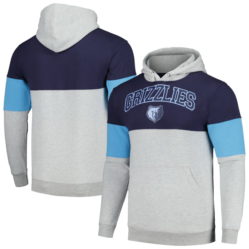 NBA Memphis Grizzlies Contrast Pieced Pullover Hoodie