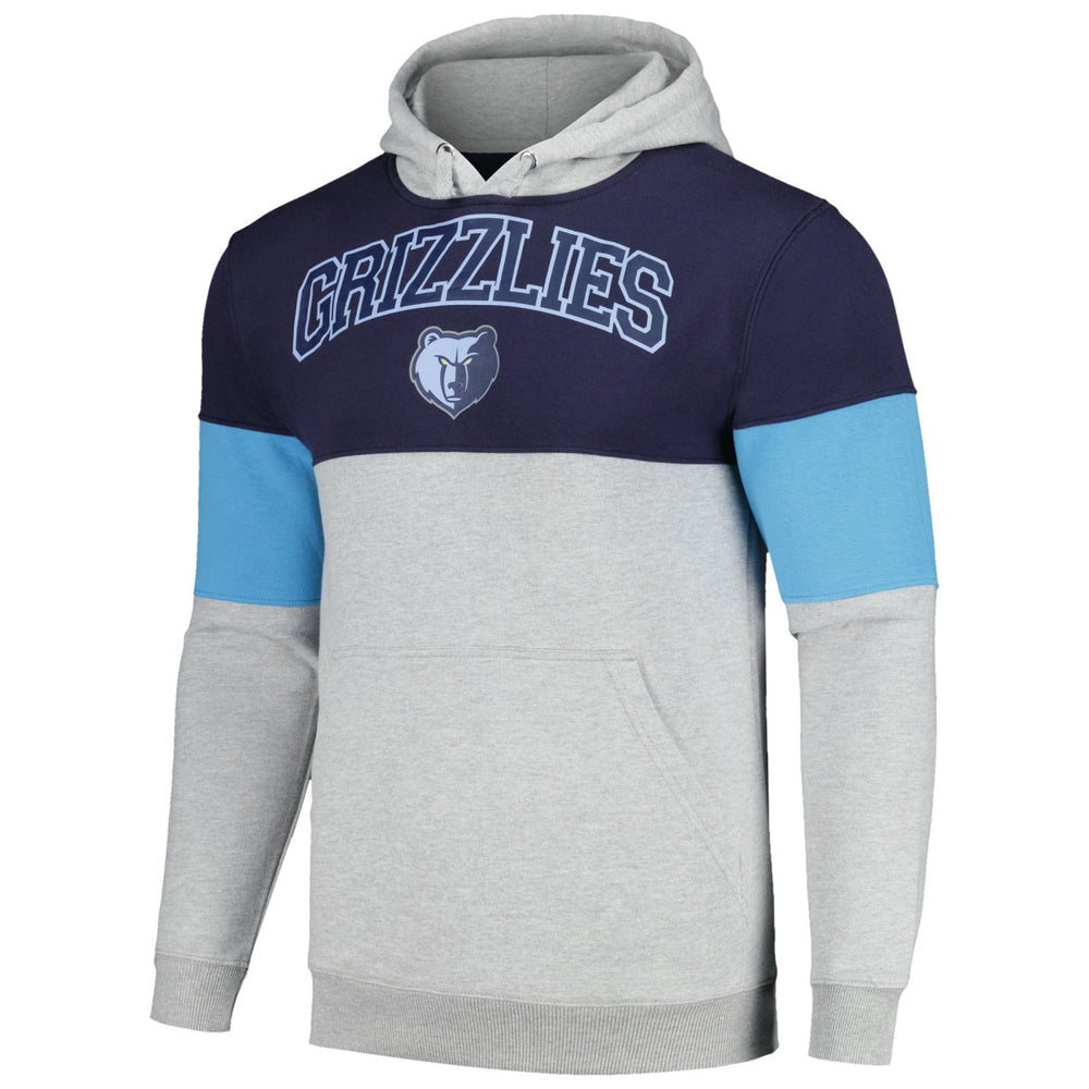 NBA Memphis Grizzlies Contrast Pieced Pullover Hoodie
