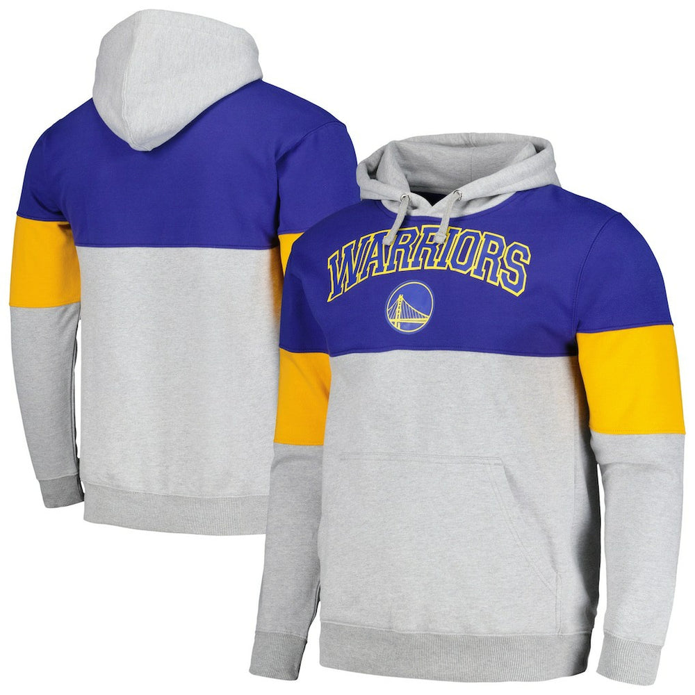 NBA Golden State Warriors Contrast Pieced Pullover Hoodie sale