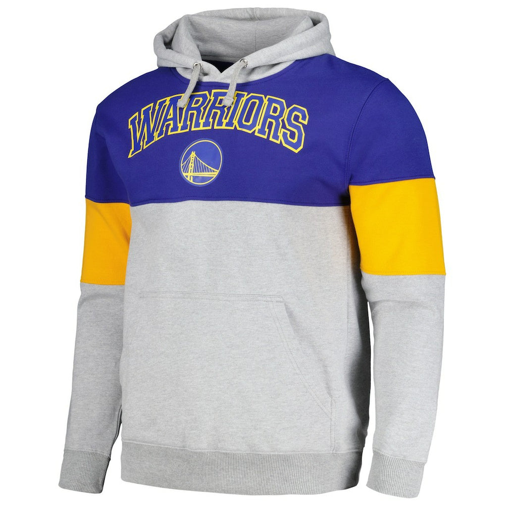 NBA Golden State Warriors Contrast Pieced Pullover Hoodie sale