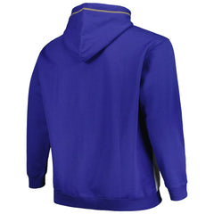 NBA Golden State Warriors Big & Tall Contrast Pieced Stitched Full-Zip Hoodie sale