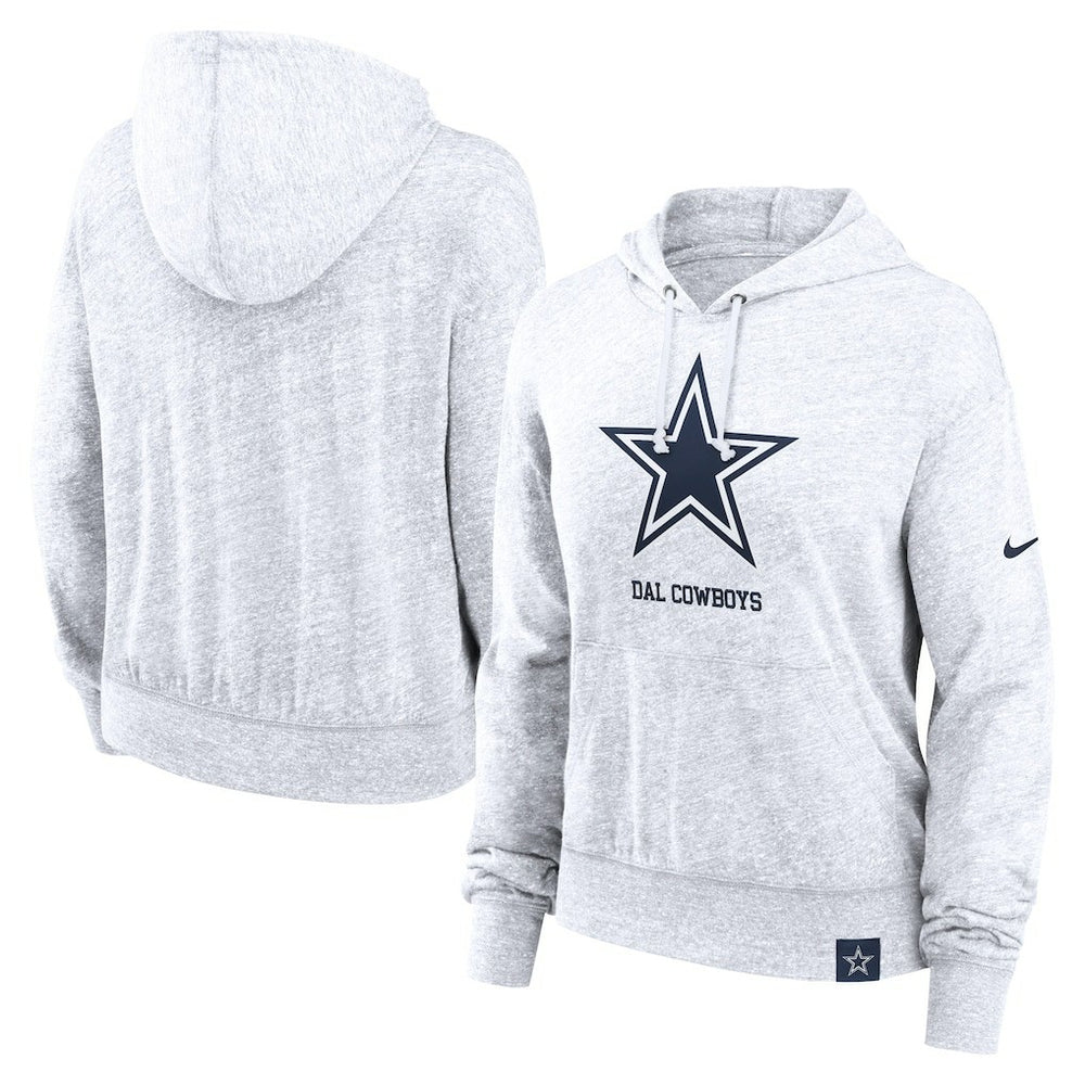 Women's Gym Vintage Logo Pullover Hoodie - Dallas Cowboys