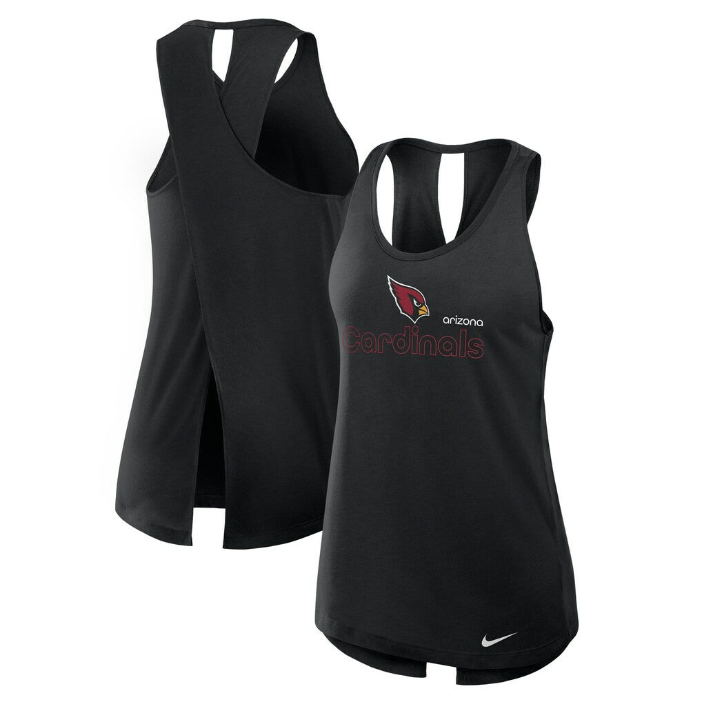 Women's Open-Back Crisscross Dri-FIT Tank Top - Arizona Cardinals