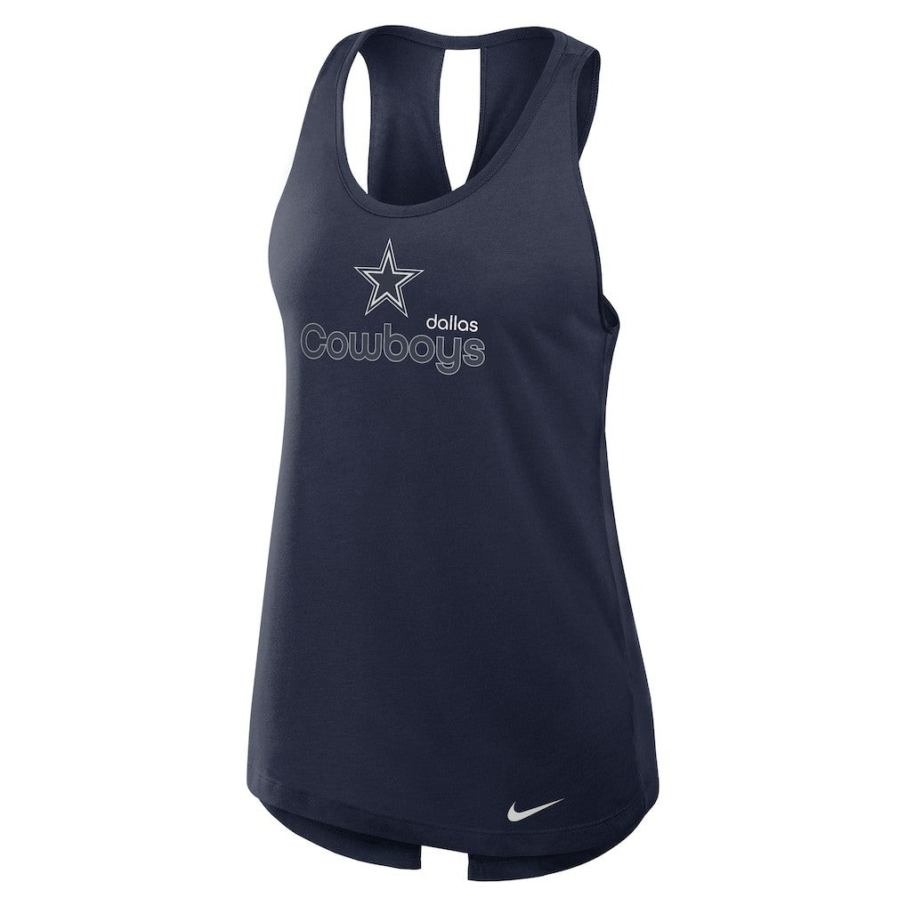 Women's Open-Back Crisscross Dri-FIT Tank Top - Dallas Cowboys