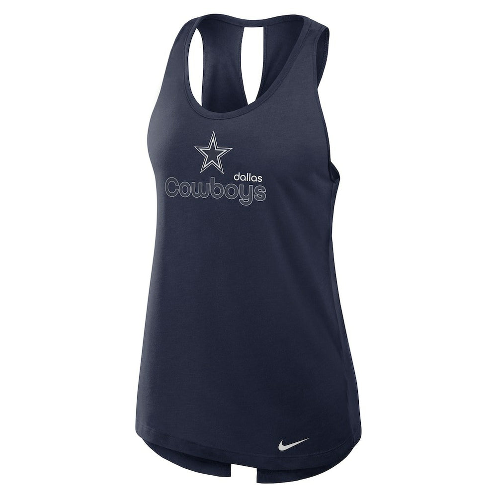 Women's Open-Back Crisscross Dri-FIT Tank Top - Dallas Cowboys