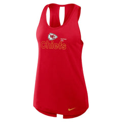 Women's Open-Back Crisscross Dri-FIT Tank Top - Kansas City Chiefs