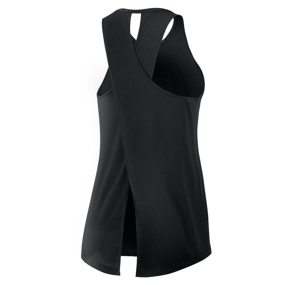 Women's Open-Back Crisscross Dri-FIT Tank Top - Las Vegas Raiders
