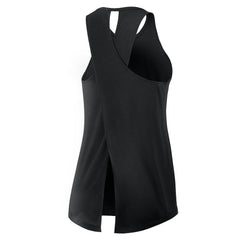 Women's Open-Back Crisscross Dri-FIT Tank Top - Las Vegas Raiders