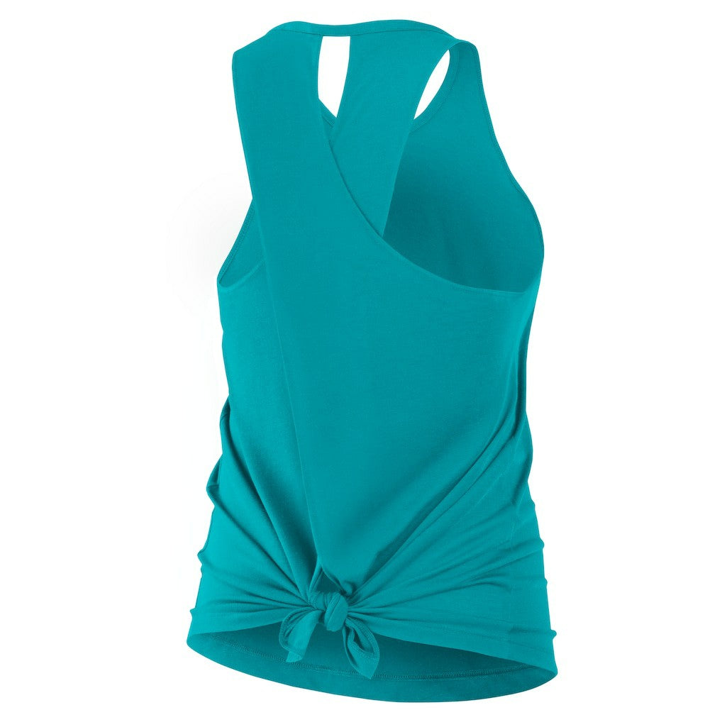 Women's Open-Back Crisscross Dri-FIT Tank Top - Miami Dolphins
