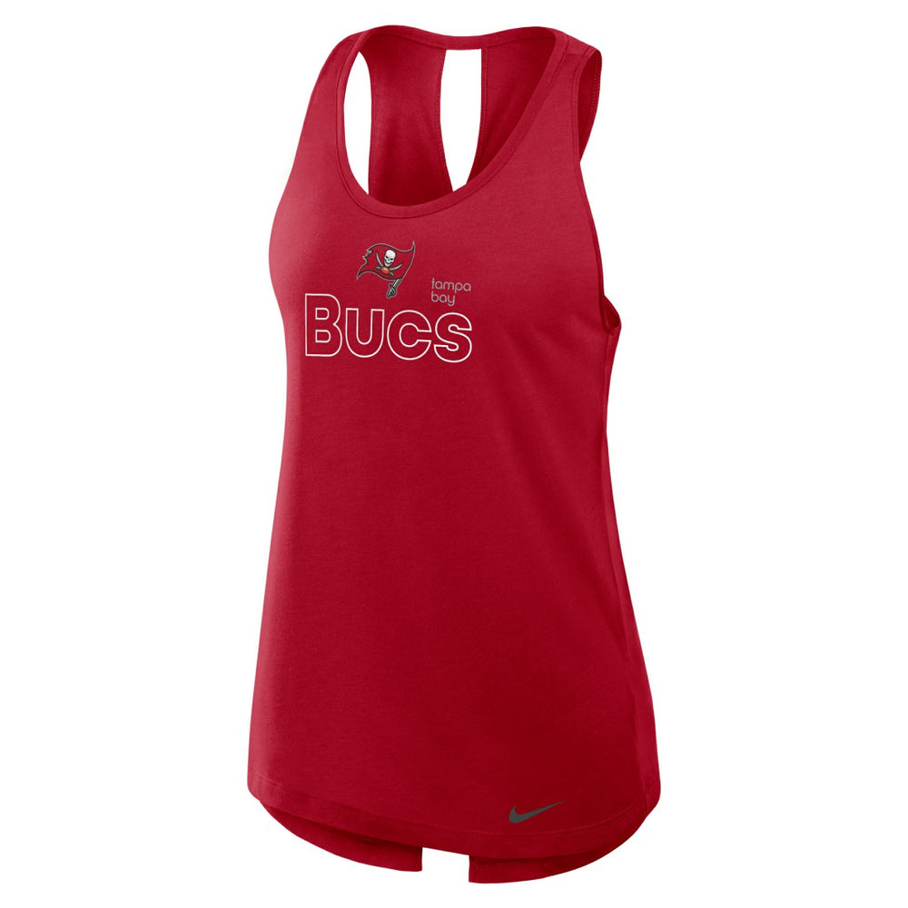 Women's Open-Back Crisscross Dri-FIT Tank Top - Tampa Bay Buccaneers
