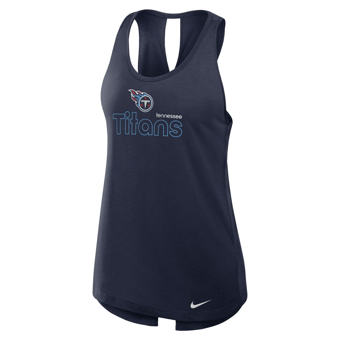 Women's Open-Back Crisscross Dri-FIT Tank Top - Tennessee Titans