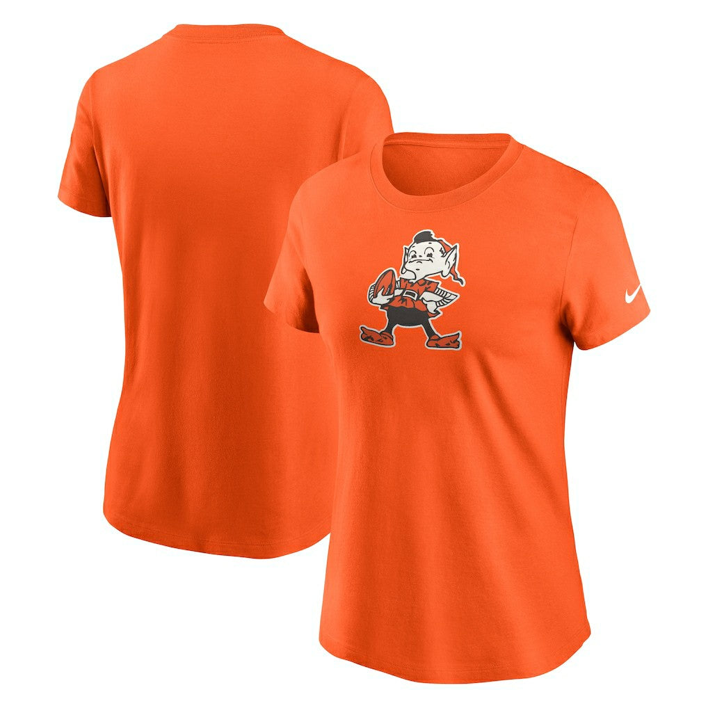 Women's Throwback Primary Logo T-Shirt - Cleveland Browns