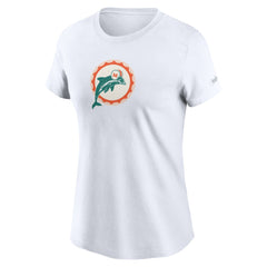 Women's Throwback Primary Logo T-Shirt - Miami Dolphins
