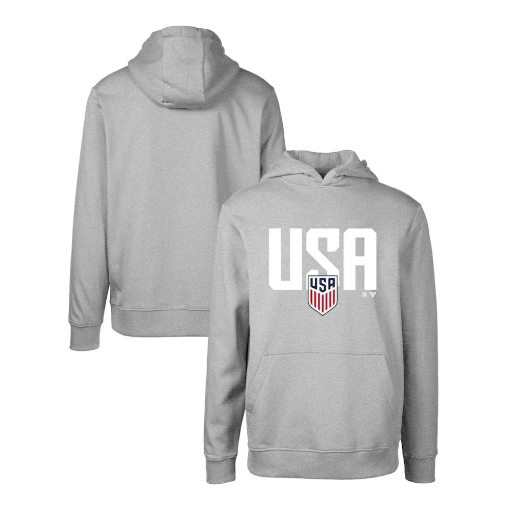USMNT Levelwear Youth Podium Mascot Pullover Hoodie -  Gray