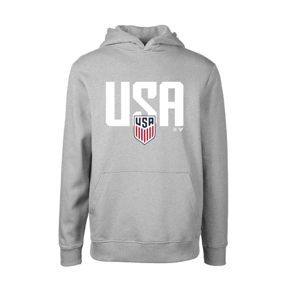 USMNT Levelwear Youth Podium Mascot Pullover Hoodie -  Gray
