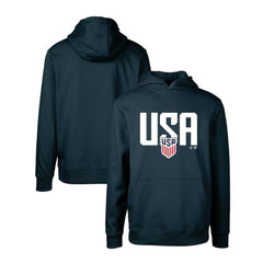USMNT Levelwear Youth Podium Mascot Pullover Hoodie -  Navy