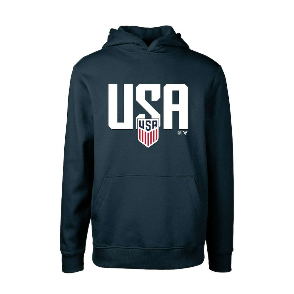USMNT Levelwear Youth Podium Mascot Pullover Hoodie -  Navy