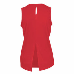 USMNT Levelwear Women's Paisley Chase V-Neck Tank Top -  Red