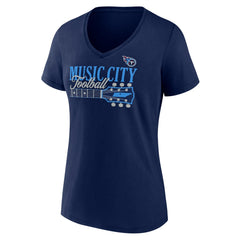 Women's Hometown Defensive Stand V-Neck T-Shirt - Tennessee Titans