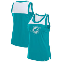 Women's Sequin Tank Top - Miami Dolphins