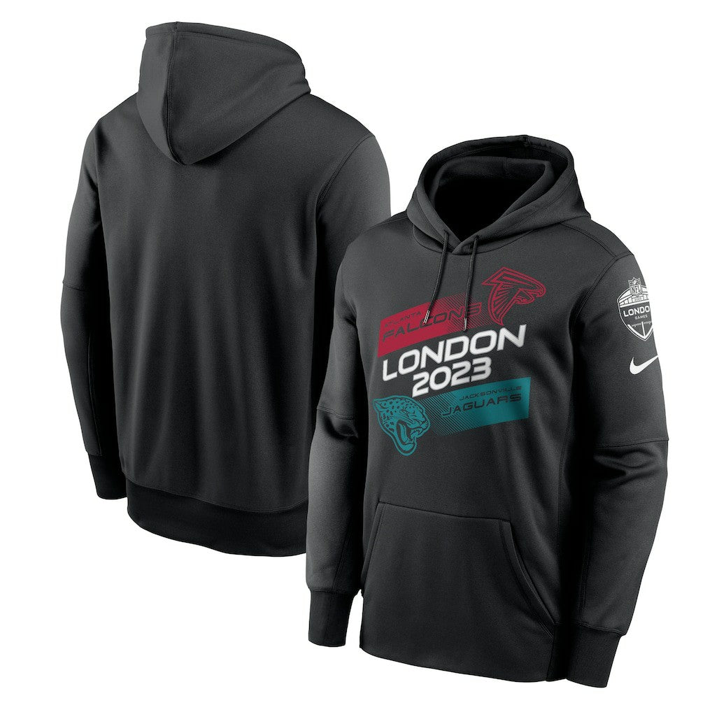 vs. Jacksonville Jaguars 2023 London Game Pullover Hoodie - Atlanta Falcons