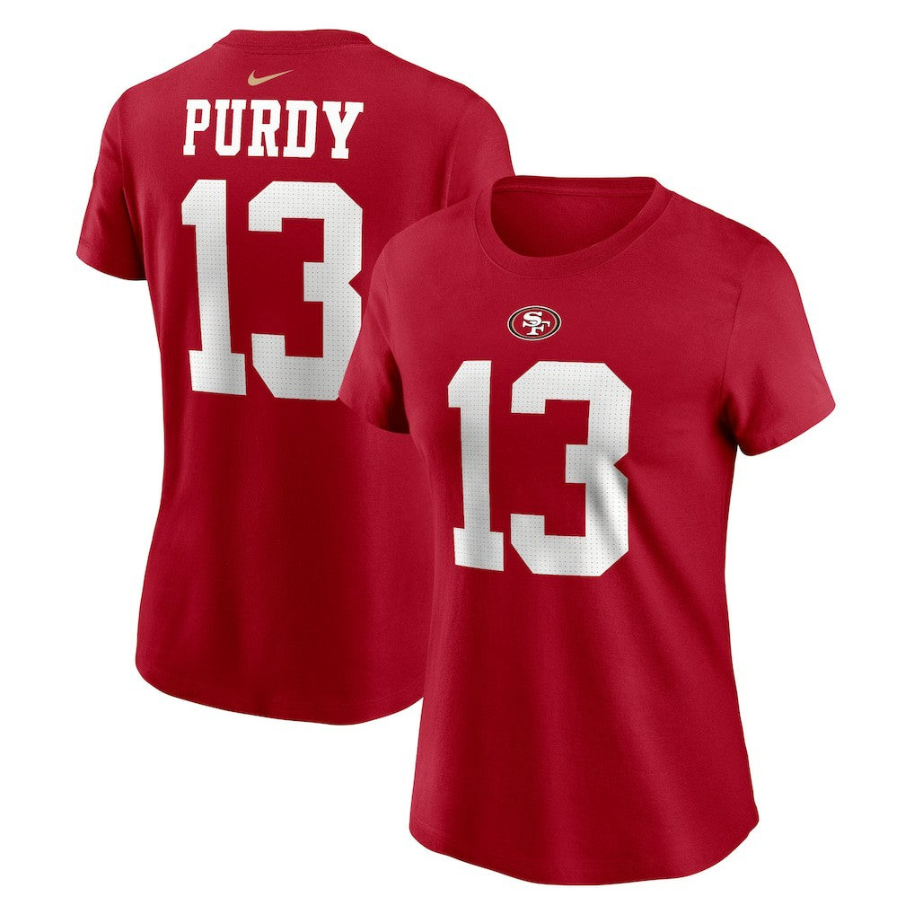 Brock Purdy  Women's Player Name & Number T-Shirt - San Francisco 49ers