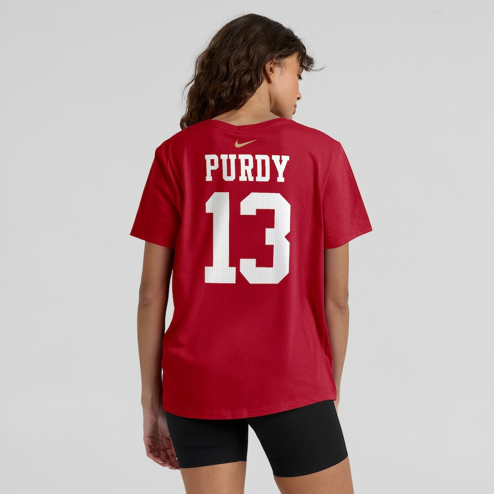 Brock Purdy  Women's Player Name & Number T-Shirt - San Francisco 49ers