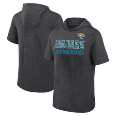 Push Short Sleeve Pullover Hoodie - Jacksonville Jaguars
