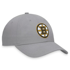 NHL Gray Boston Bruins Fanatics Extra Time Adjustable Hat