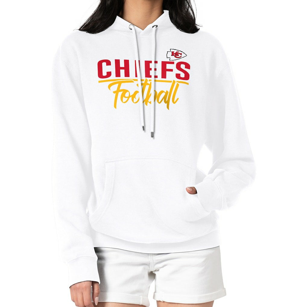 G-III 4Her by Carl Banks Women's Graphic Fleece Pullover Hoodie - Kansas City Chiefs