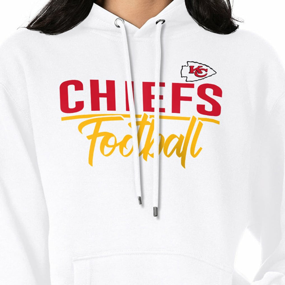 G-III 4Her by Carl Banks Women's Graphic Fleece Pullover Hoodie - Kansas City Chiefs