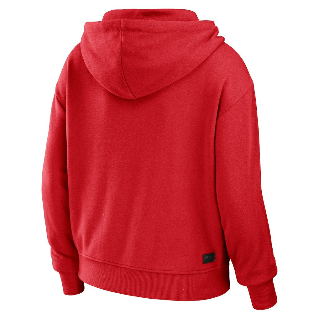 NBA Chicago Bulls WEAR by Erin Andrews Women's Color-Block Full-Zip Hoodie