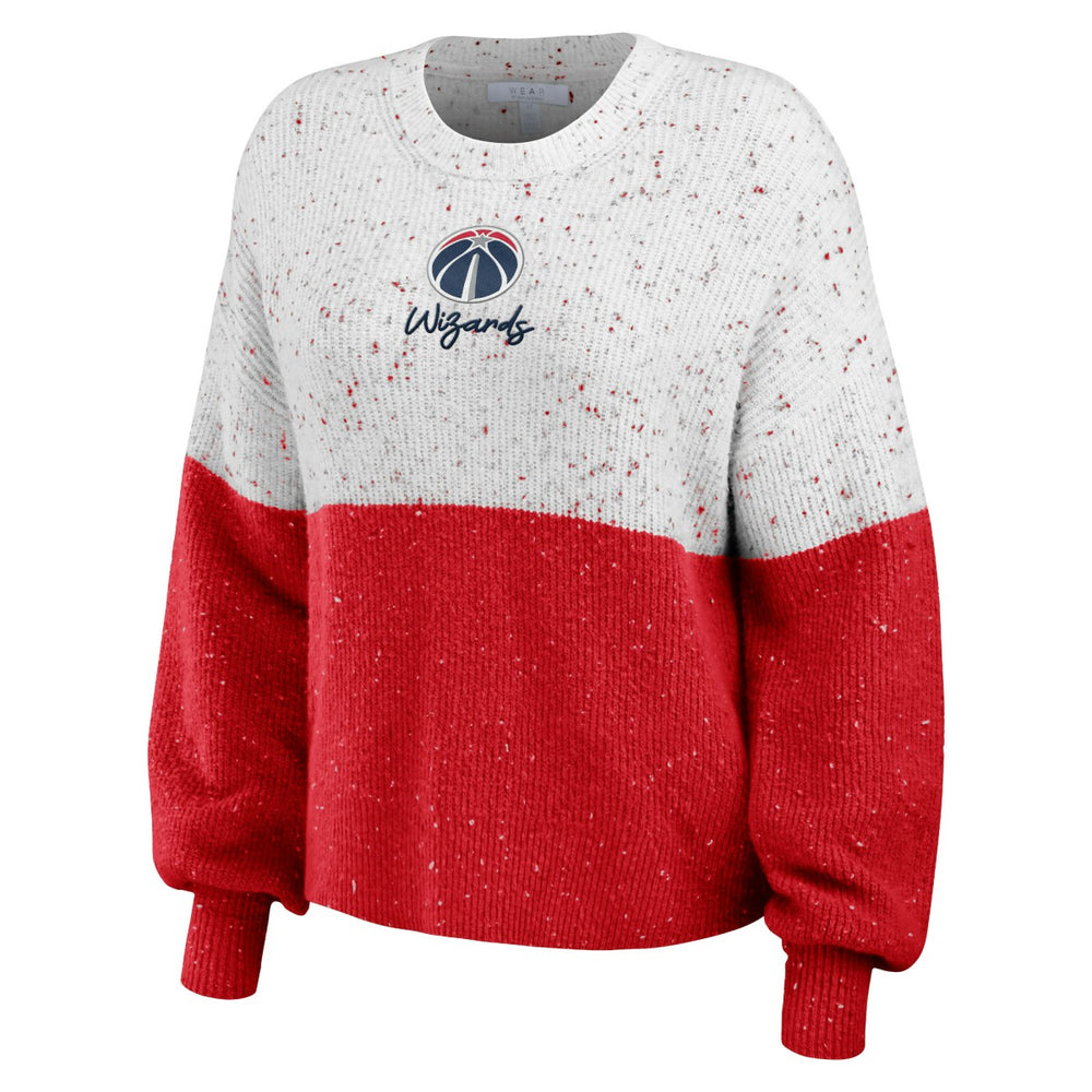 NBA Washington Wizards WEAR by Erin Andrews Women's Color-Block Pullover Sweater