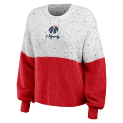 NBA Washington Wizards WEAR by Erin Andrews Women's Color-Block Pullover Sweater