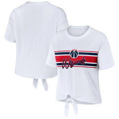 NBA Washington Wizards WEAR by Erin Andrews Women's Tie-Front T-Shirt