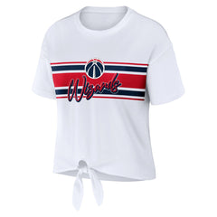 NBA Washington Wizards WEAR by Erin Andrews Women's Tie-Front T-Shirt
