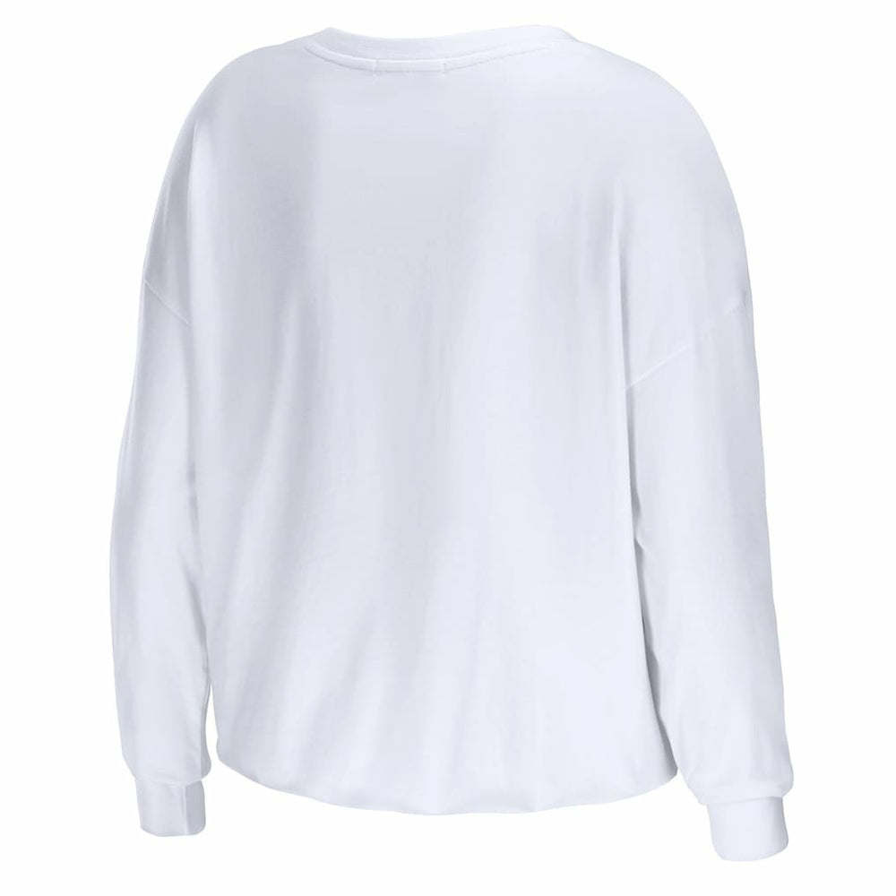 NBA Philadelphia 76ers WEAR by Erin Andrews Women's Cropped Long Sleeve T-Shirt