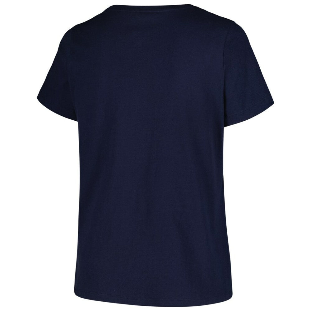MLB Cleveland Guardians Profile Women's Plus Size Arch Logo T-Shirt