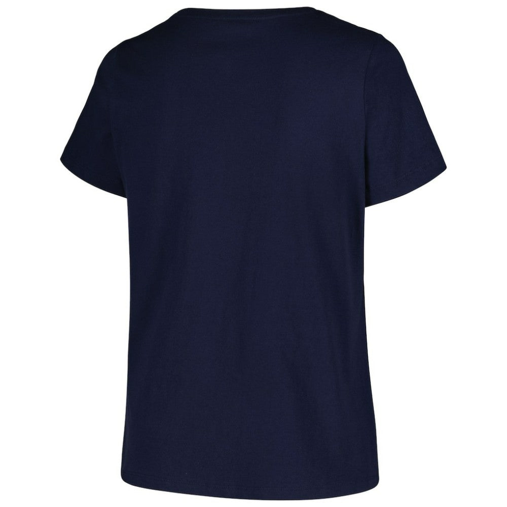 MLB Tampa Bay Rays Profile Women's Plus Size Arch Logo T-Shirt