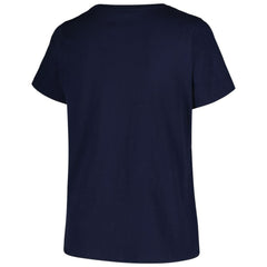 MLB Tampa Bay Rays Profile Women's Plus Size Arch Logo T-Shirt