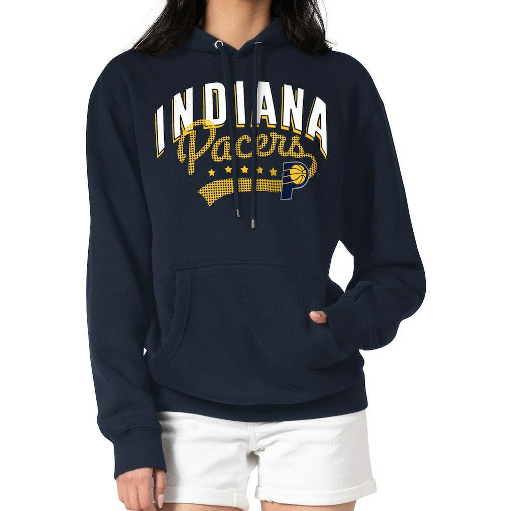 NBA Indiana Pacers G-III 4Her by Carl Banks Women's Filigree Logo Pullover Hoodie - Navy shop