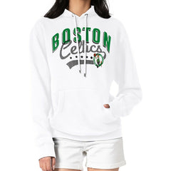 NBA Boston Celtics G-III 4Her by Carl Banks Women's Filigree Logo Pullover Hoodie - White shop