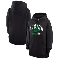 NBA Boston Celtics G-III 4Her by Carl Banks Women's Filigree Logo Pullover Hoodie - Black shop