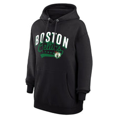 NBA Boston Celtics G-III 4Her by Carl Banks Women's Filigree Logo Pullover Hoodie - Black shop