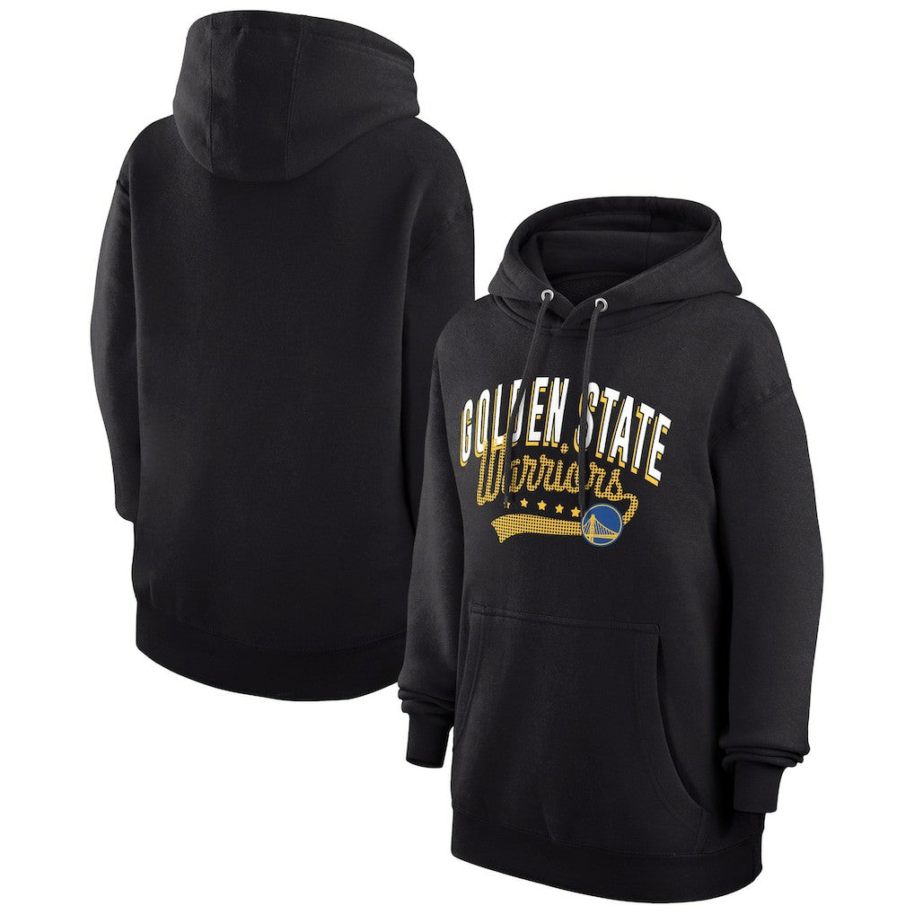 NBA Golden State Warriors G-III 4Her by Carl Banks Women's Filigree Logo Pullover Hoodie - Black discount
