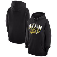 NBA Utah Jazz G-III 4Her by Carl Banks Women's Filigree Logo Pullover Hoodie - Black shop