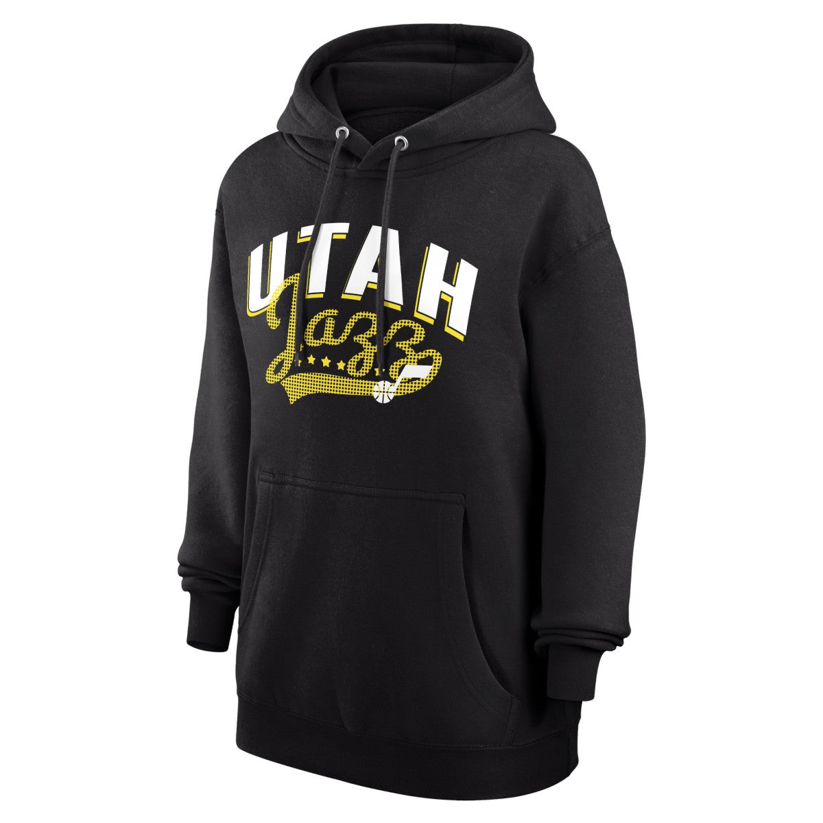 NBA Utah Jazz G-III 4Her by Carl Banks Women's Filigree Logo Pullover Hoodie - Black shop