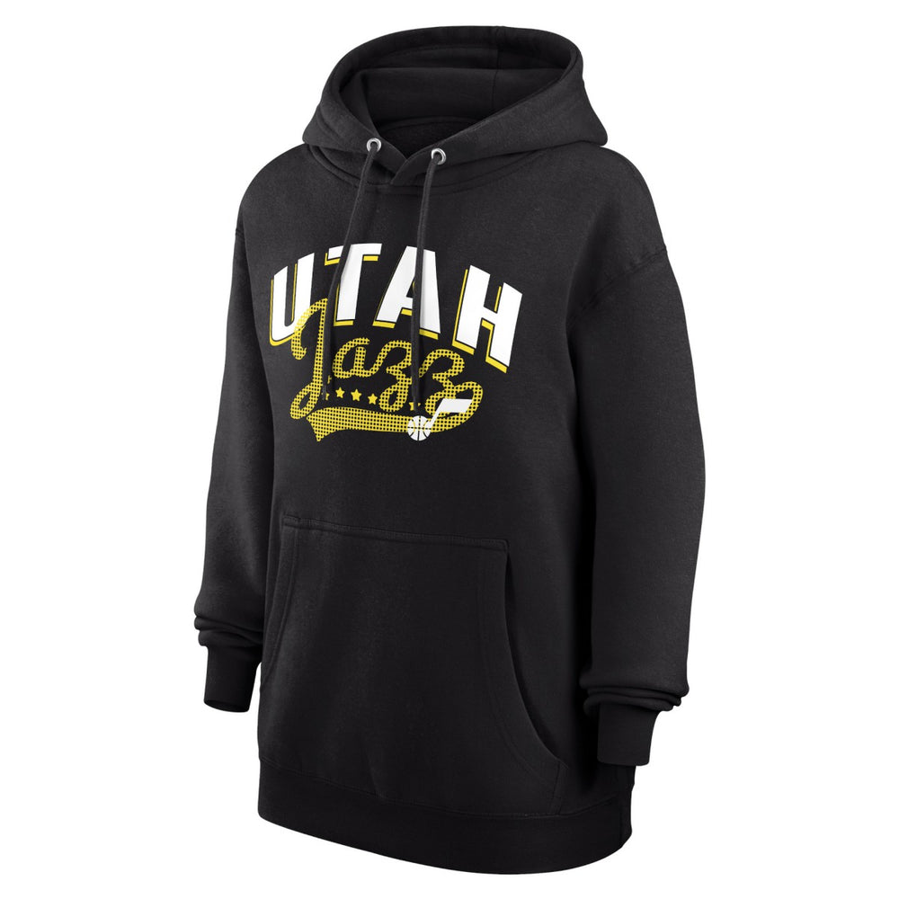 NBA Utah Jazz G-III 4Her by Carl Banks Women's Filigree Logo Pullover Hoodie - Black shop